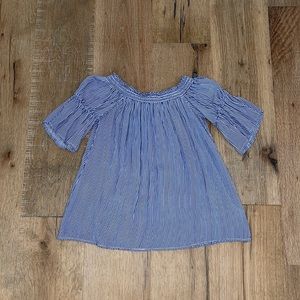 cute off the shoulder boutique top